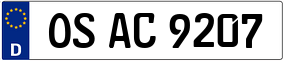 Truck License Plate